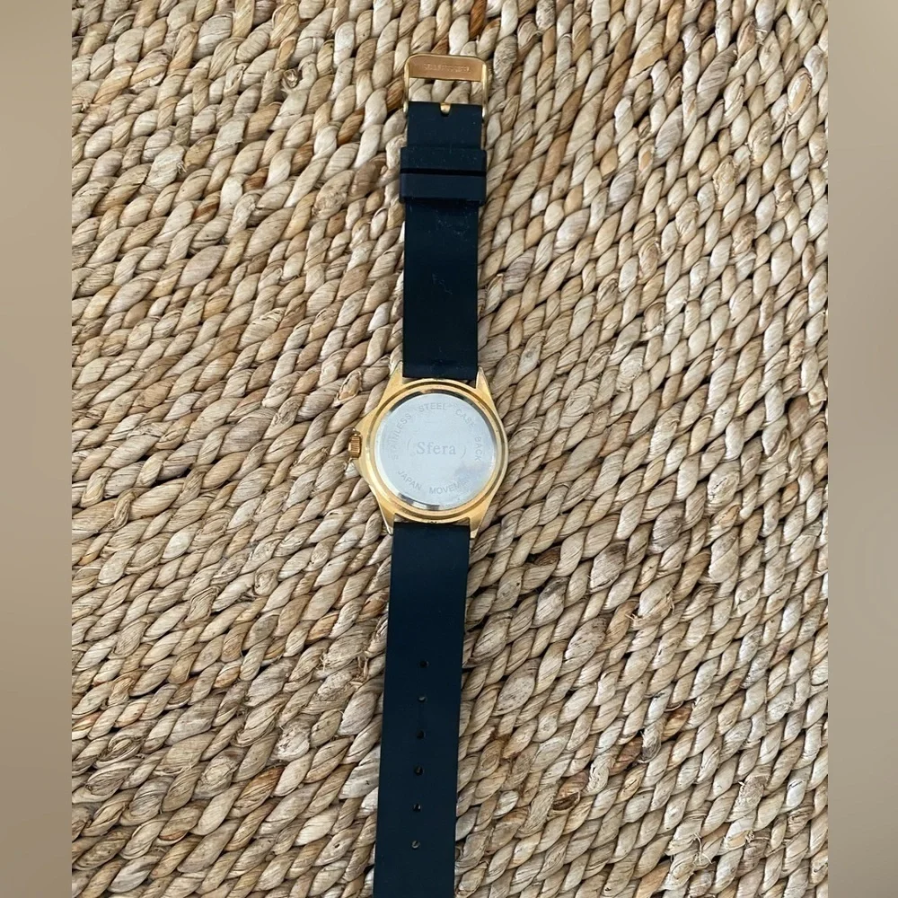 SFera Rosę Gold and Black Watch with 3 dials